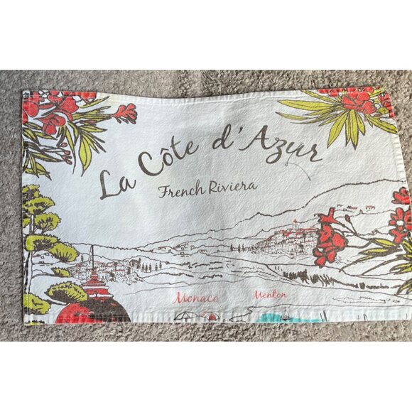 French Place Mats 12 Set Francophile Casual Home Whimsical Motifs Country Decor - Picture 5 of 14